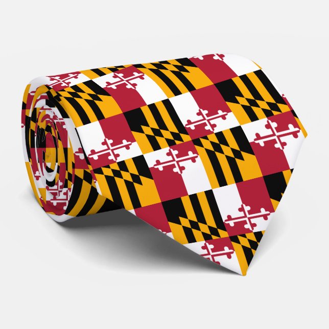 Cravate Indicateur de l'état du Maryland (Roulé)