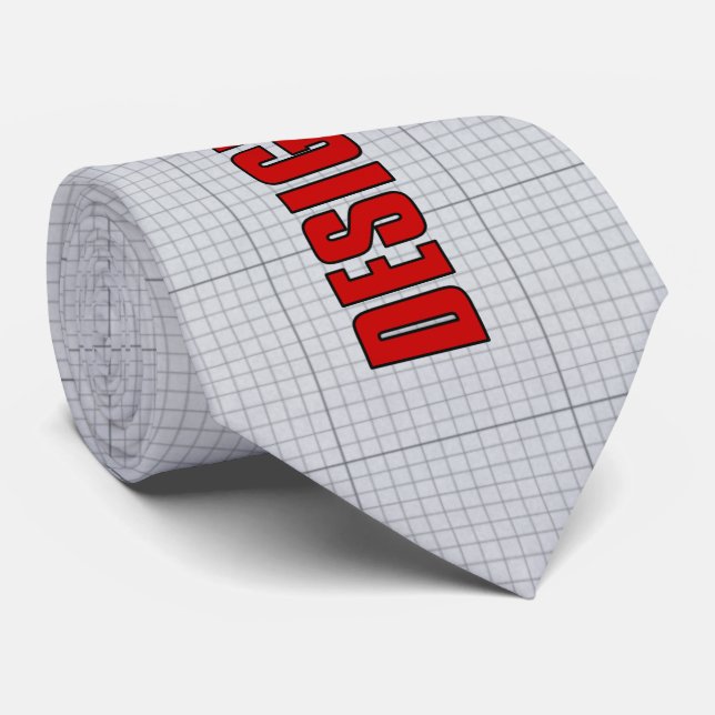 Cravate Ingénieurs de design amusants aiment jouer avec de (Roulé)