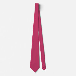 Cravate Innuendo rose foncé, couleur solide Rose rose