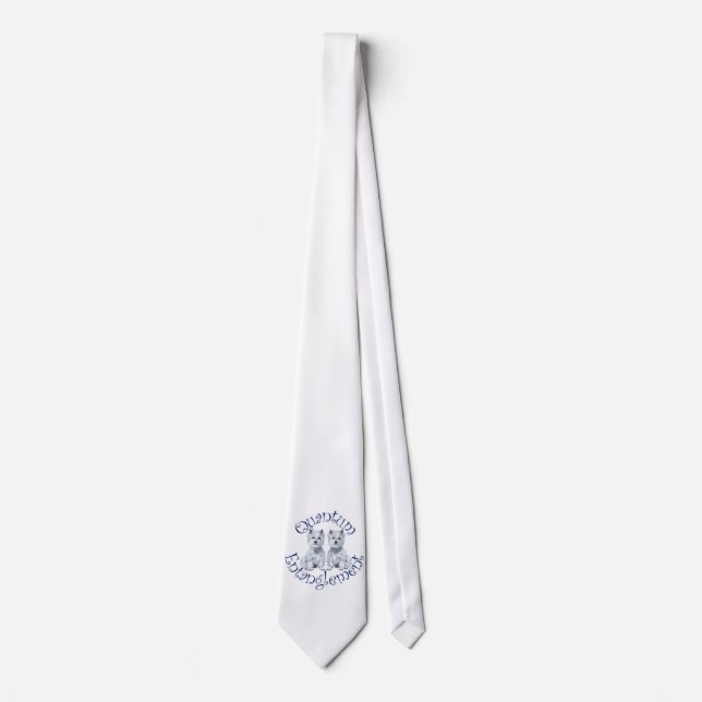Cravate Intrication Quantique de Westies (Devant)