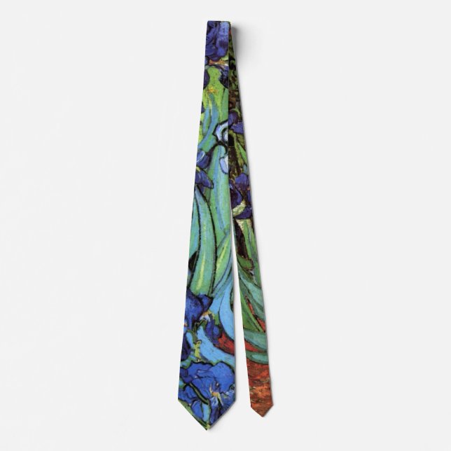 Cravate Iris de Vincent van Gogh, Art ancien de jardin (Devant)
