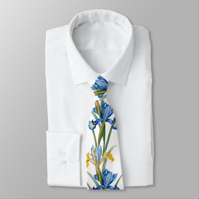 Cravate Iris d'Espagne par Pierre-Joseph Redouté (Attaché)