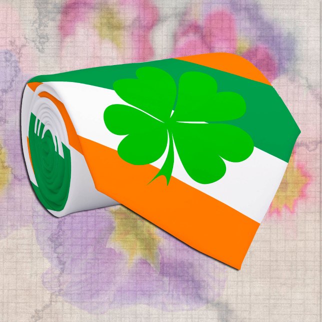 Cravate Irish Flag & Irlande Voyage, affaires / sports (Créateur téléchargé)