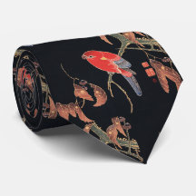 Ito Jakuchu Perroquet rouge sur la branche Art jap