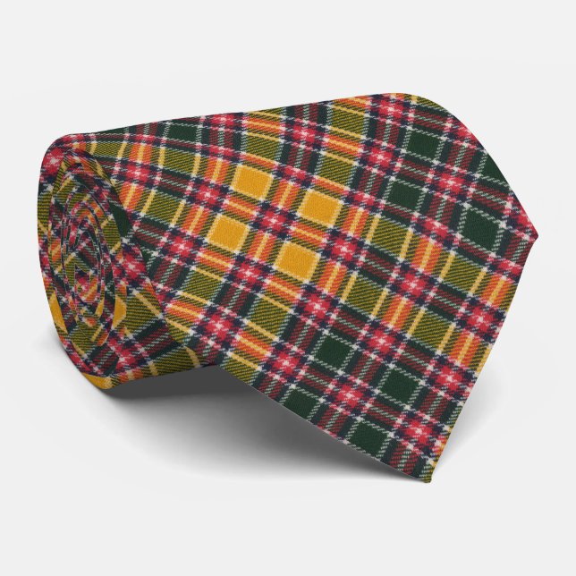 Cravate Jacobite Modern Original Tartan écossais (Roulé)