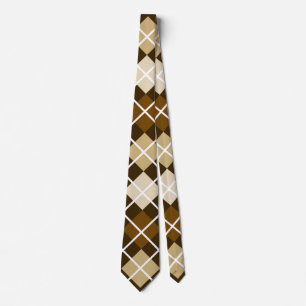 Cravate Jacquard Brown