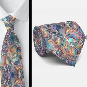 Cravate Jacquard Faux Soie Luxe Paisley Gentleman