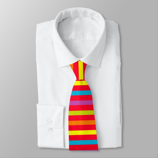 Cravate J'aime les couleurs  (Attaché)