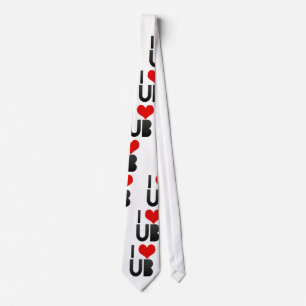 Cravate J'aime UB
