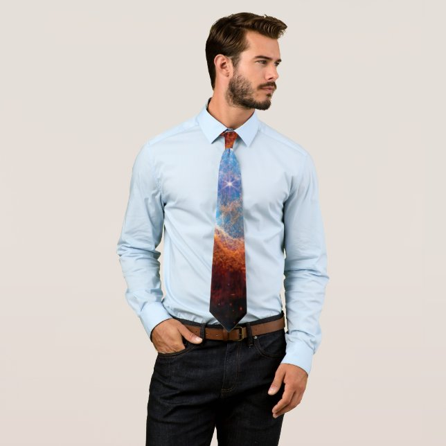 Cravate James Webb Télescope Spatial Anneau Sud Nebula (En situation)