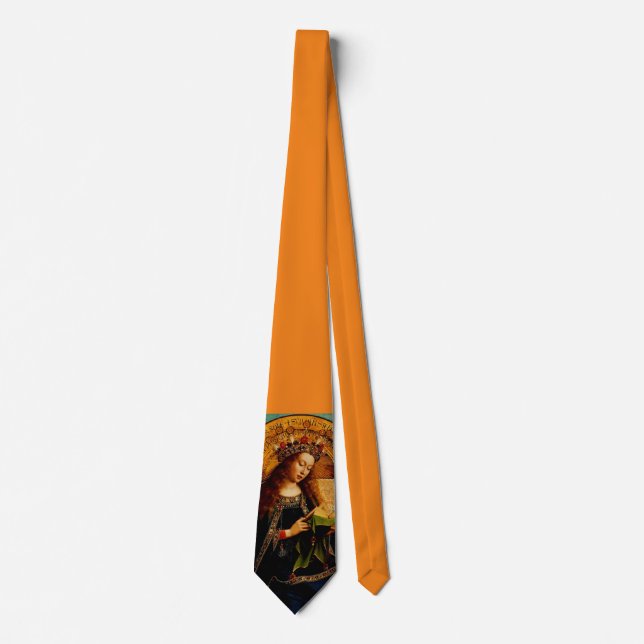 Cravate Jan van Eyck - Vierge Marie Collection d'art fin (Devant)