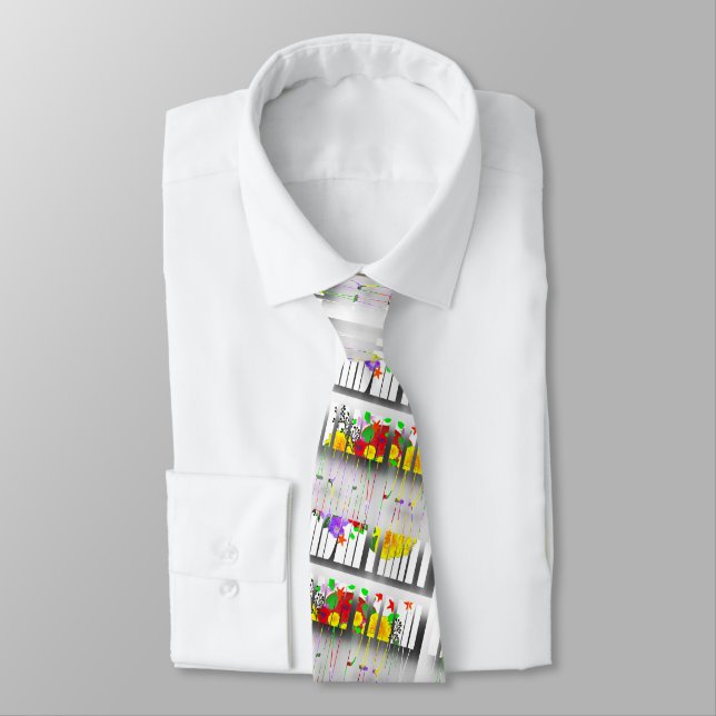 Cravate Jardin de fête  (Attaché)