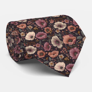 Cravate Jardin Fleuriste de Prune Caprice Mariage Personna