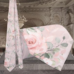 Cravate Jardin floral Mariage floral<br><div class="desc">Une cravate mariage rose vif fleurie et fleurie,  avec un décor d'aquarelle peint de pivoines florales rose vif dans un jardin secret.</div>