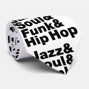 Cravate Jazz et âme et trouille et hip hop