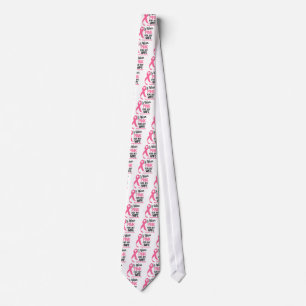 Cravate Je porte le rose pour mon épouse