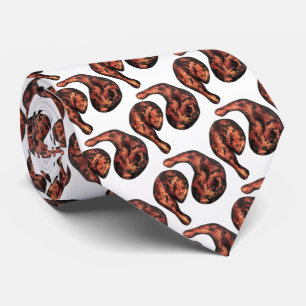 Cravate Jerk Chicken Caraïbes West Indian Jamaicain