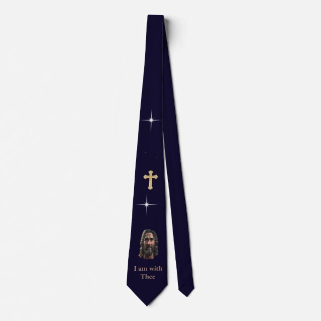 Cravate Jésus est avec toi (Devant)