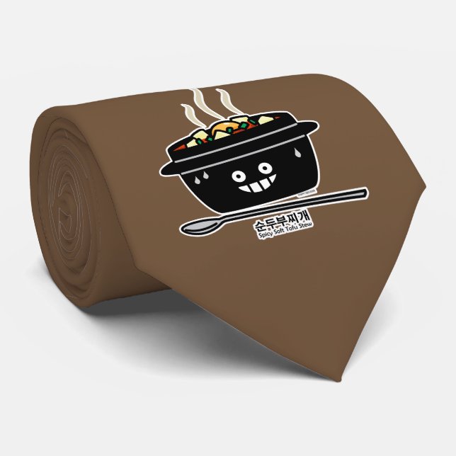 Cravate Jjigae doux épicés coréens de Sundubu de soupe à (Roulé)