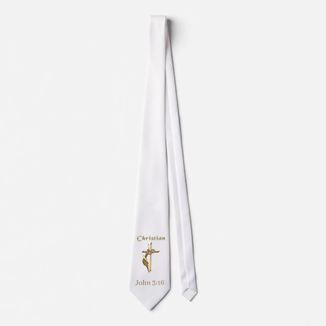 Cravate Jn 3:16 (Devant)