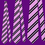 Cravate Joli Motif couleur rose rayures<br><div class="desc">La jolie cravate Motif Colorful Pink Stripes est un cadeau parfait pour Noël et les anniversaires.</div>