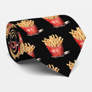 Cravate Joli motif de frites carrelées