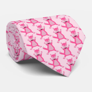 Cravate Joli rose bébé fille Fox Patterned