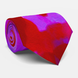 Cravate Joli violet et rouge du jardin Fleurs Phlox