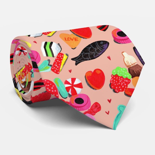 Cravate Jolies cartes de la Saint-Valentin vous êtes si do (Roulé)