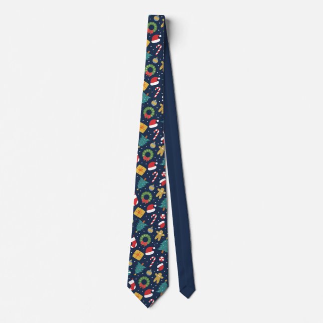 Cravate Jolly Jumble Christmas Necktie (Devant)
