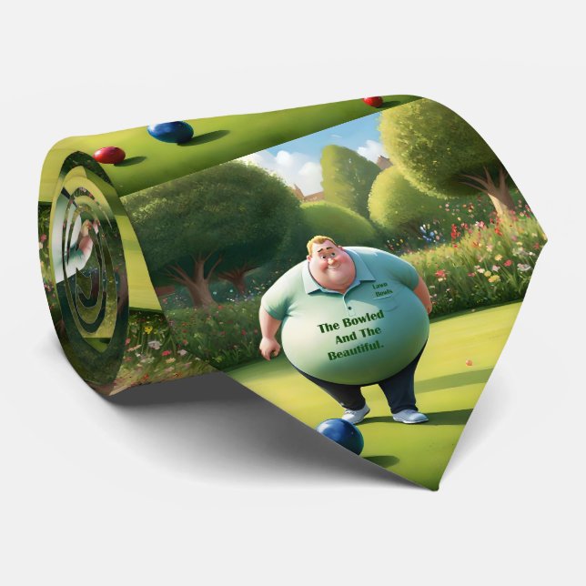 Cravate Jolly Lawn Bowler Man, (Roulé)