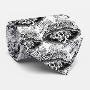 Cravate Jour de la mort Elégance - La Calavera Catrina