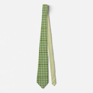 Cravate Journée de la Saint Patrick à Plaid Vert