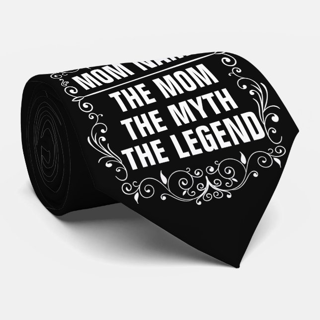 Cravate Journée des mères personnalisées (Roulé)