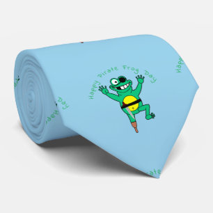 Cravate Joyeuse journée de la grenouille pirate Thunder_C
