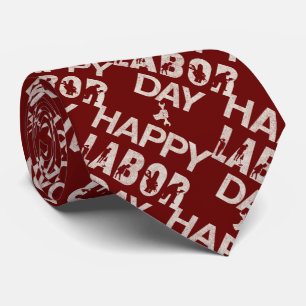 Cravate Joyeuse Journée Patriotique Du Travail Pour Les Tr