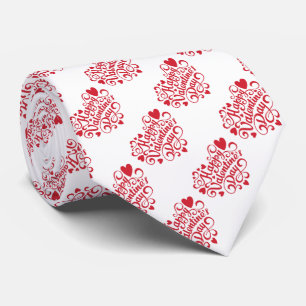 Cravate Joyeuse Saint-Valentin
