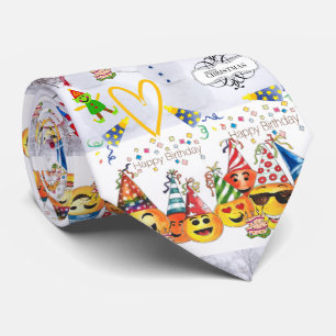 Cravate Joyeux anniversaire Joyeux Noël Cravate,