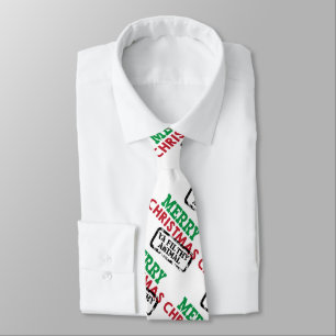 Cravate Joyeux Noël Sale Bête - GraphicLoveShop