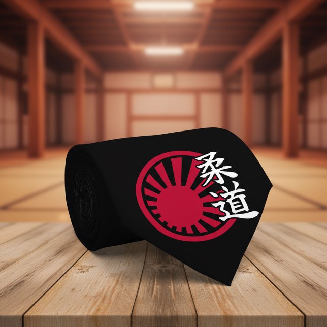 Cravate Judo Kanji - Soleil Levant (Créateur téléchargé)