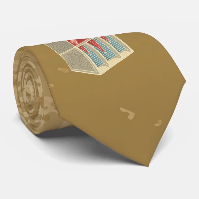 Cravate Juke-box (Roulé)