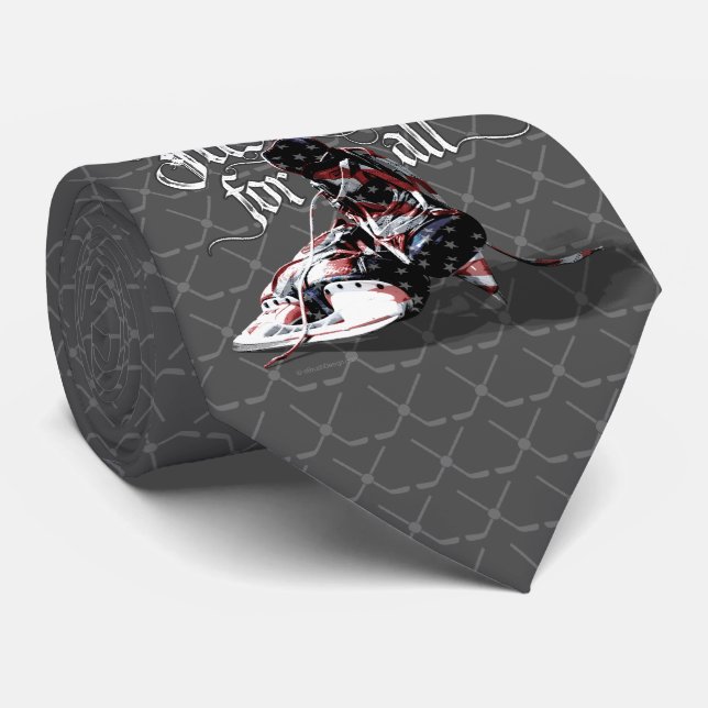 Cravate Juste De La Glace Pour Tous (Cravate De Hockey) (Roulé)