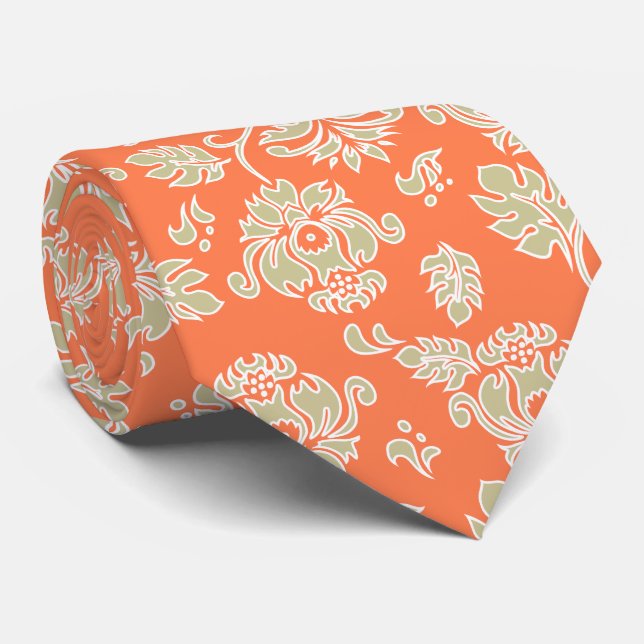 Cravate Kamaole Hawaiian Protea Tropical Floral (Roulé)