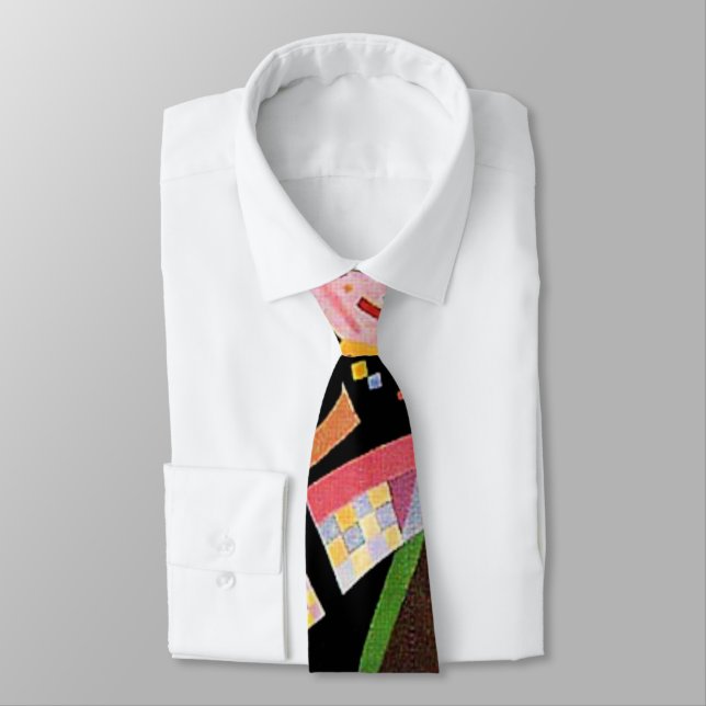 Cravate Kandinsky - Composition X, (Attaché)