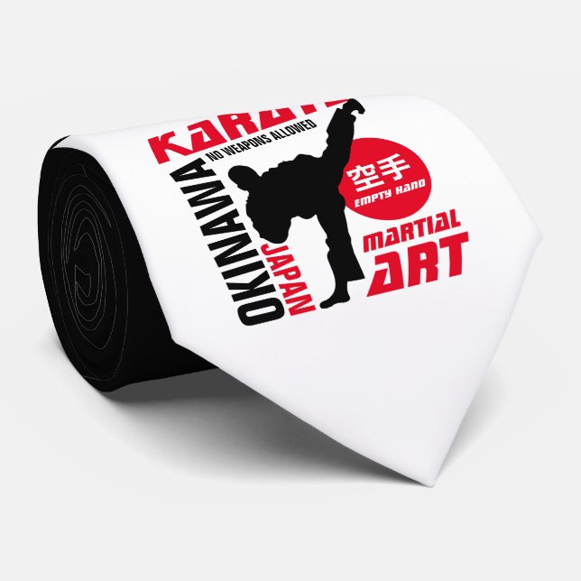 Cravate Karate Man (Roulé)