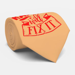 Cravate KARMA VA RÉPARER ÇA drôle sarcastique humour