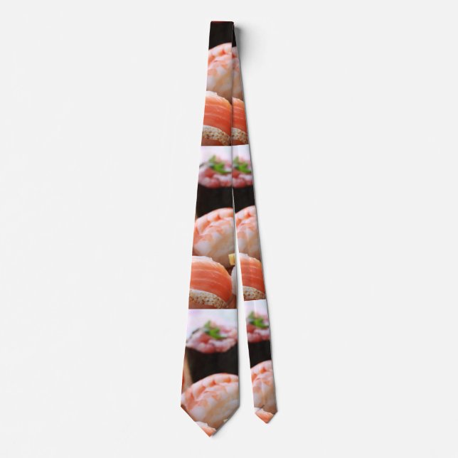 Cravate Kawaii Sushi Set – Cute Nigiri Tie (Devant)