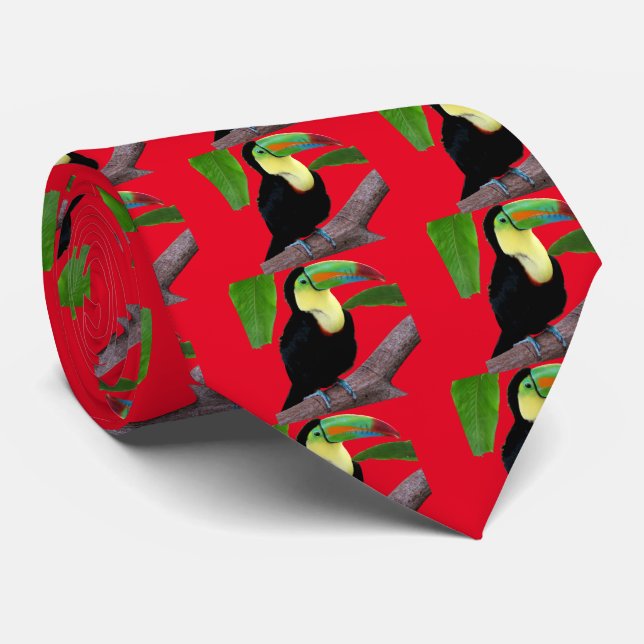 Cravate Keel-billed Toucan (Roulé)