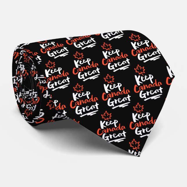 Cravate Keep Canada Great Canada n'est pas à vendre Fier R (Roulé)