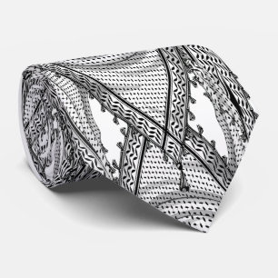 Cravate Keffiyeh Écharpe palestinienne tissu traditionnel